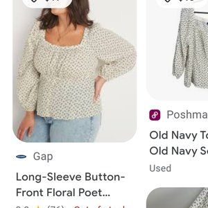 Old Navy floral blouse